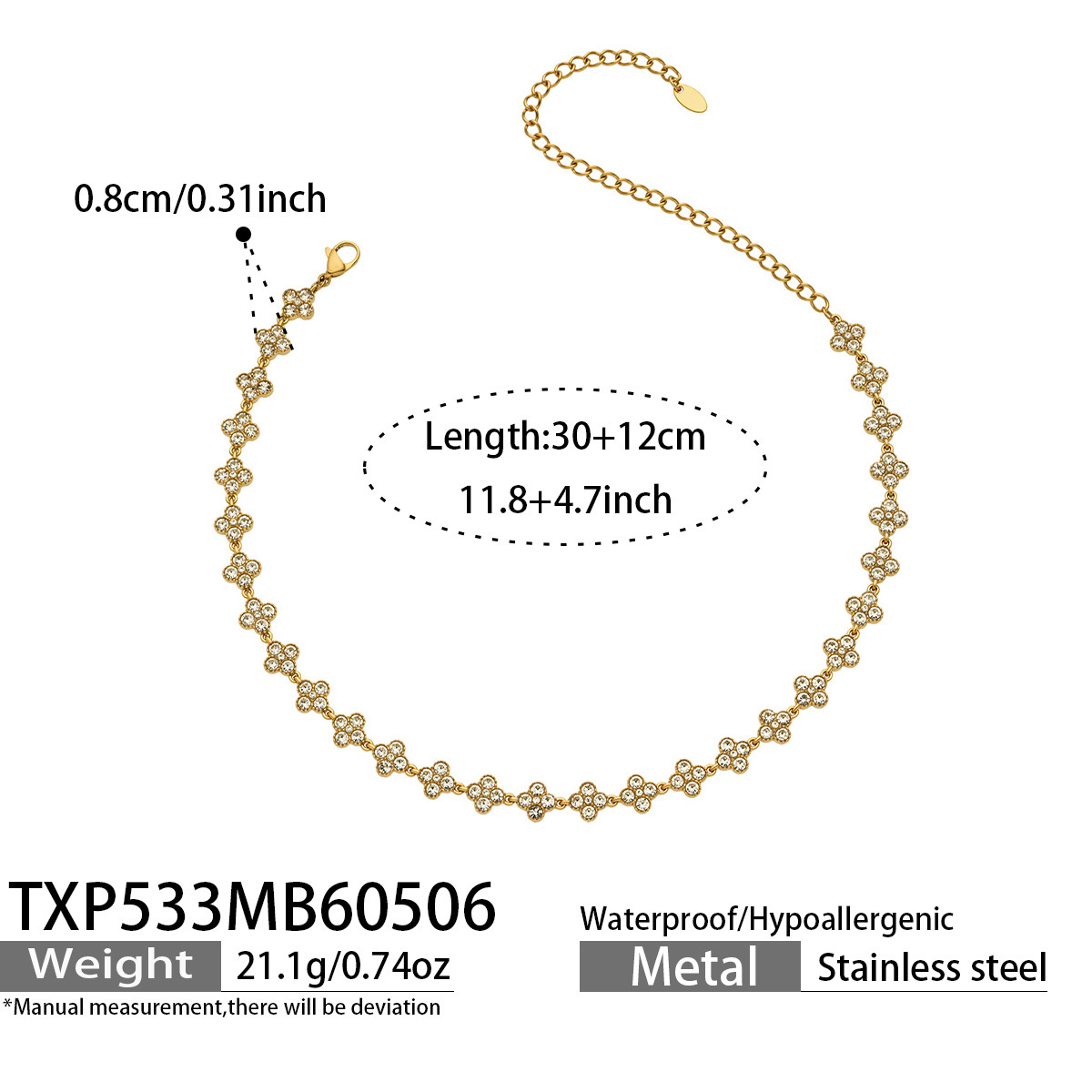 Luxury Sakura Bracelet / Necklace / Ring / Earrings / Set
