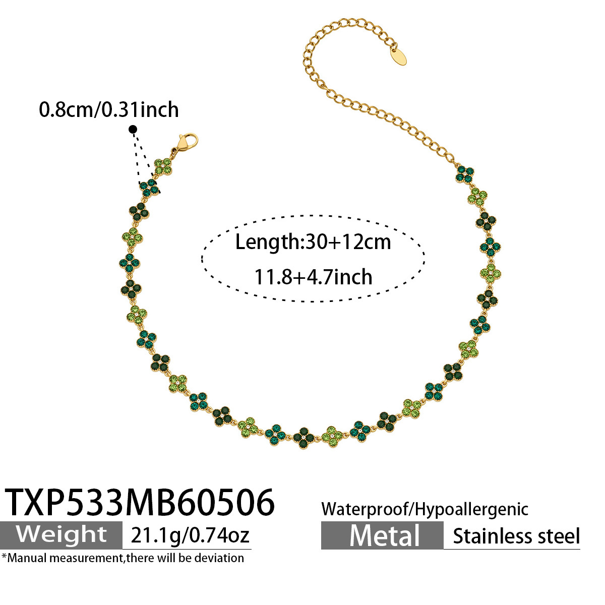 Luxury Sakura Bracelet / Necklace / Ring / Earrings / Set