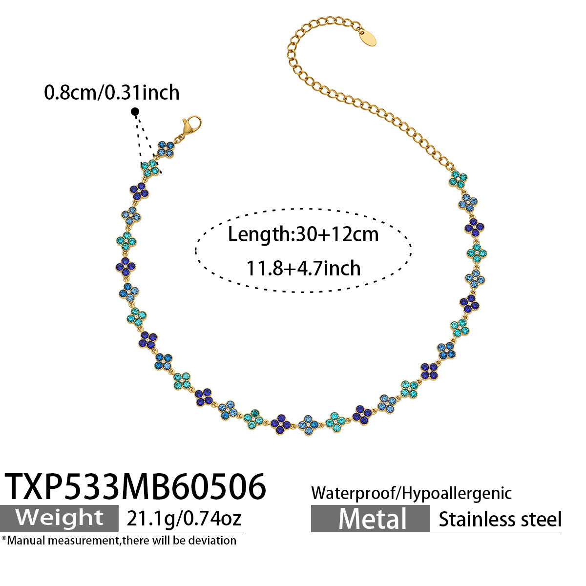 Luxury Sakura Bracelet / Necklace / Ring / Earrings / Set