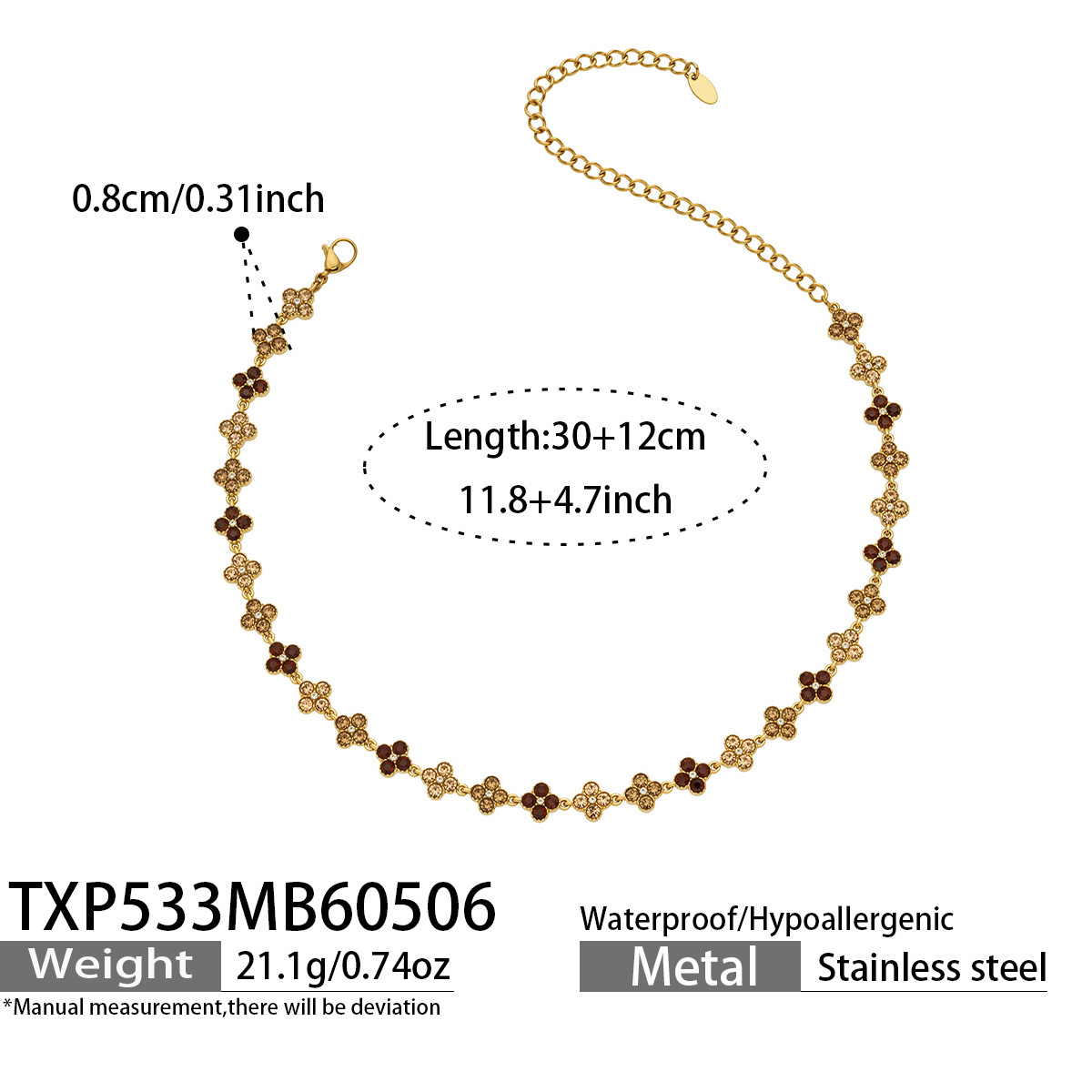 Luxury Sakura Bracelet / Necklace / Ring / Earrings / Set