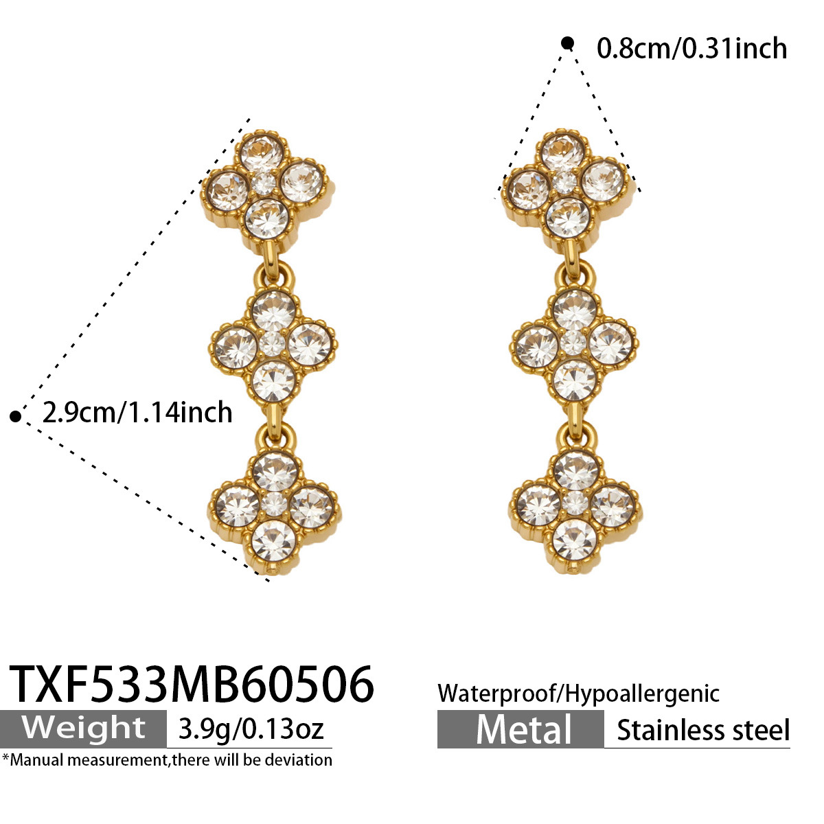 Luxury Sakura Bracelet / Necklace / Ring / Earrings / Set