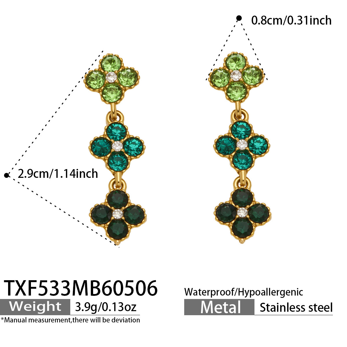 Luxury Sakura Bracelet / Necklace / Ring / Earrings / Set