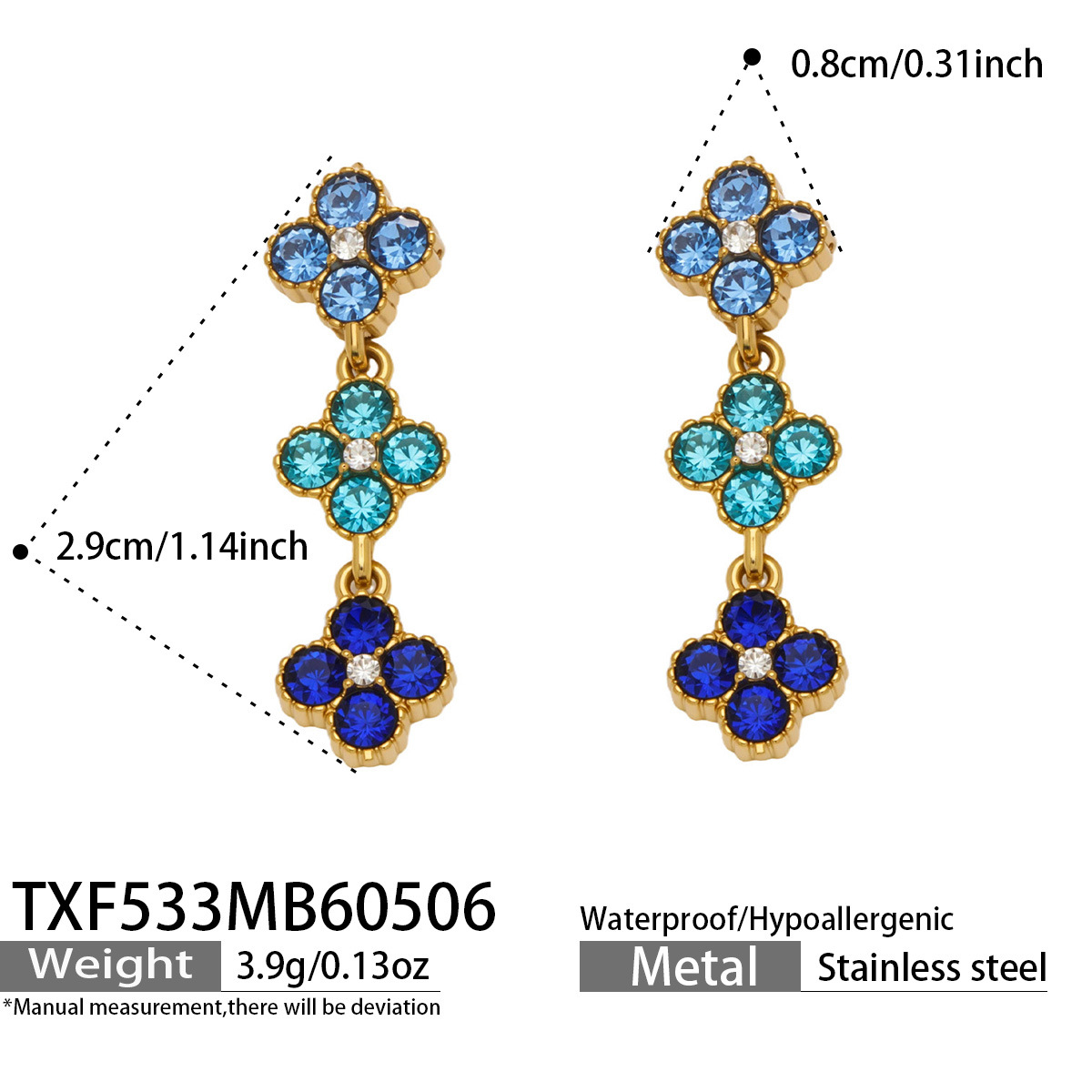 Luxury Sakura Bracelet / Necklace / Ring / Earrings / Set