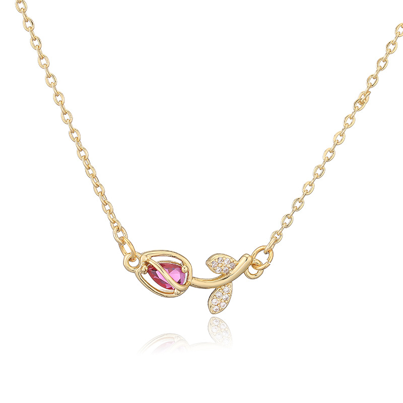 Tulip Flower Necklace