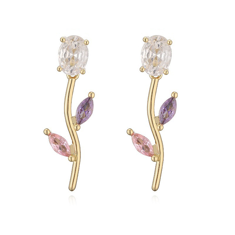 Tulip Flower Earrings
