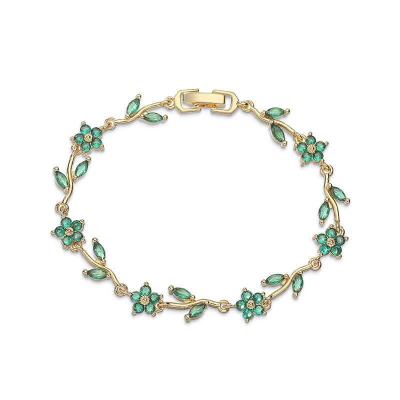 Vine Five-Petal Flower Bracelet