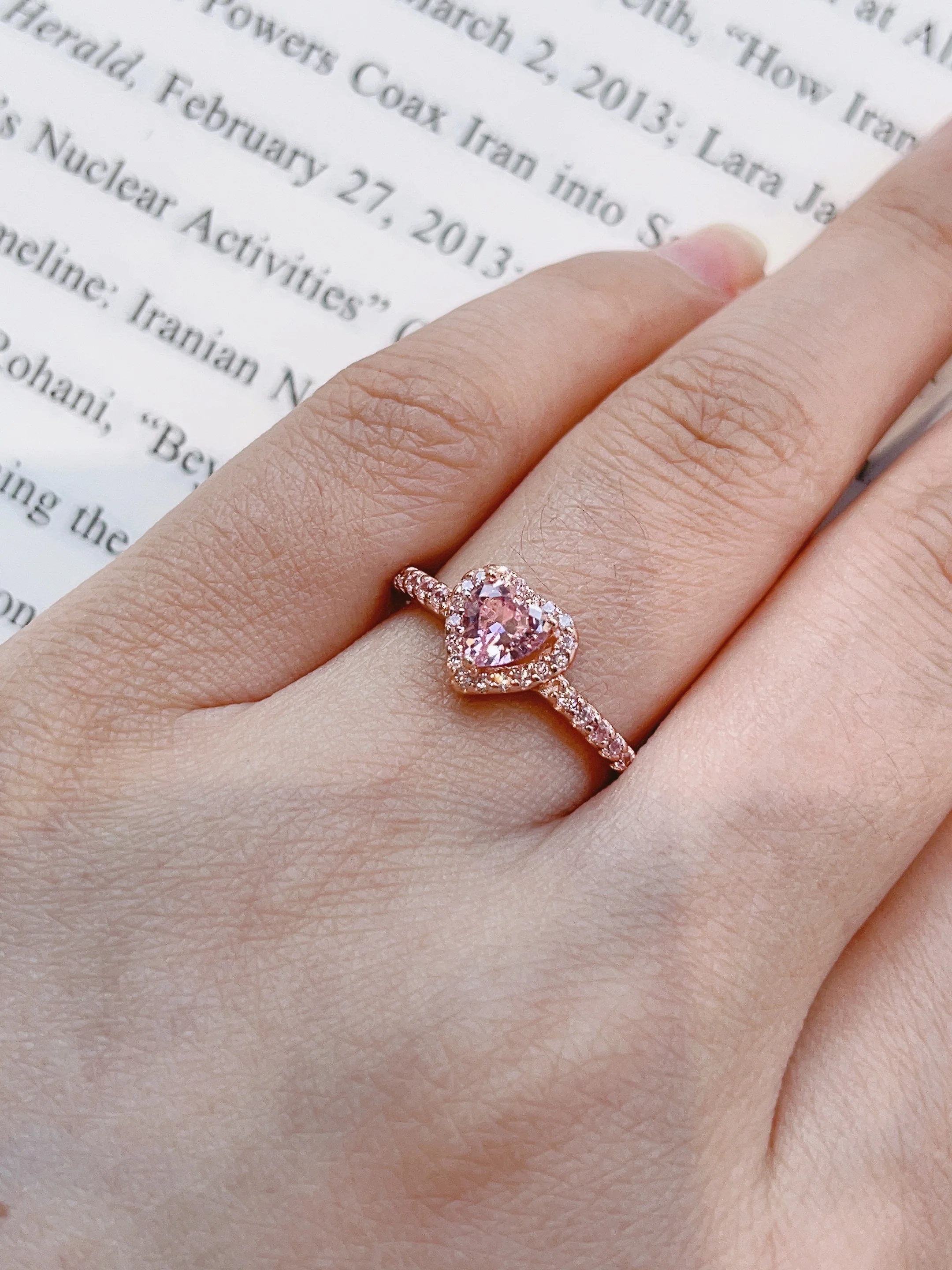 Elevated Heart Ring collection