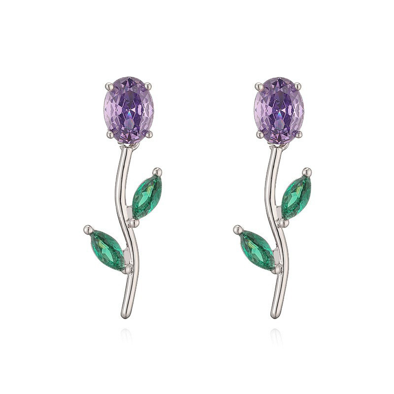 Tulip Flower Earrings