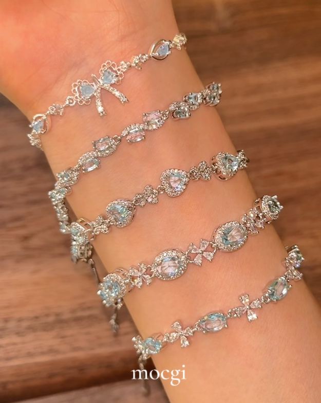 Same as viral video | Set Brand Founder Creative Jewelry - blue bracelet bundle