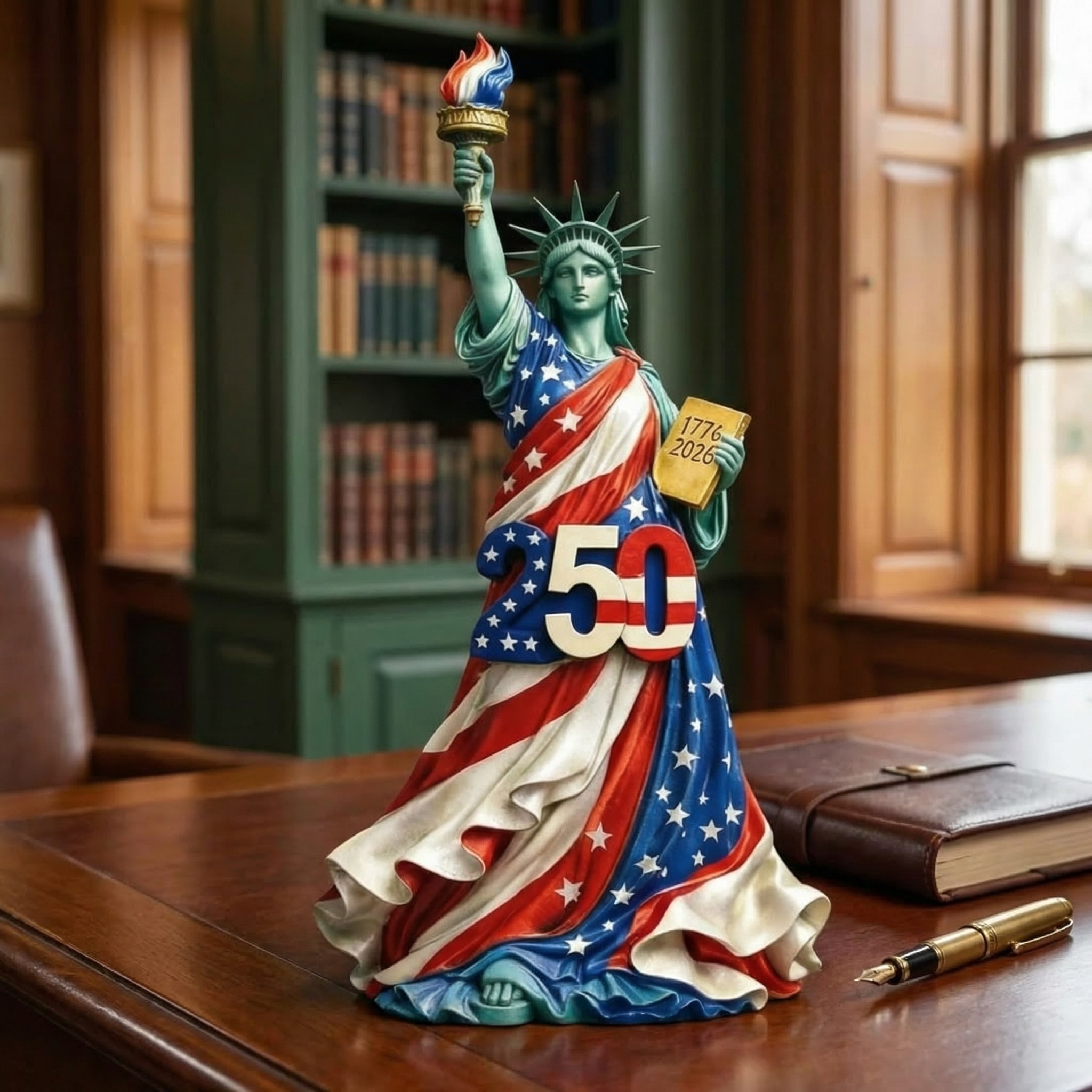 The Statue of Liberty - 250th Anniversary United States of America Ornament 1776-2026