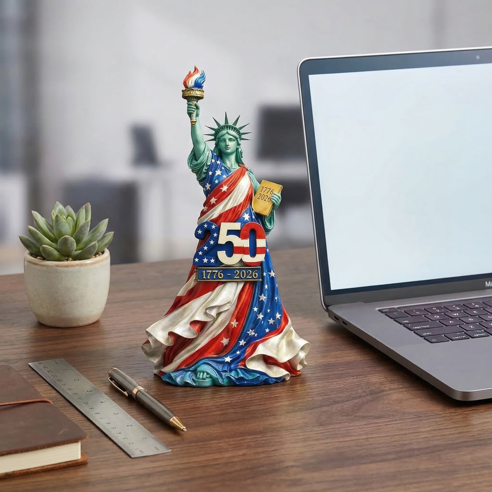 The Statue of Liberty - 250th Anniversary United States of America Ornament 1776-2026
