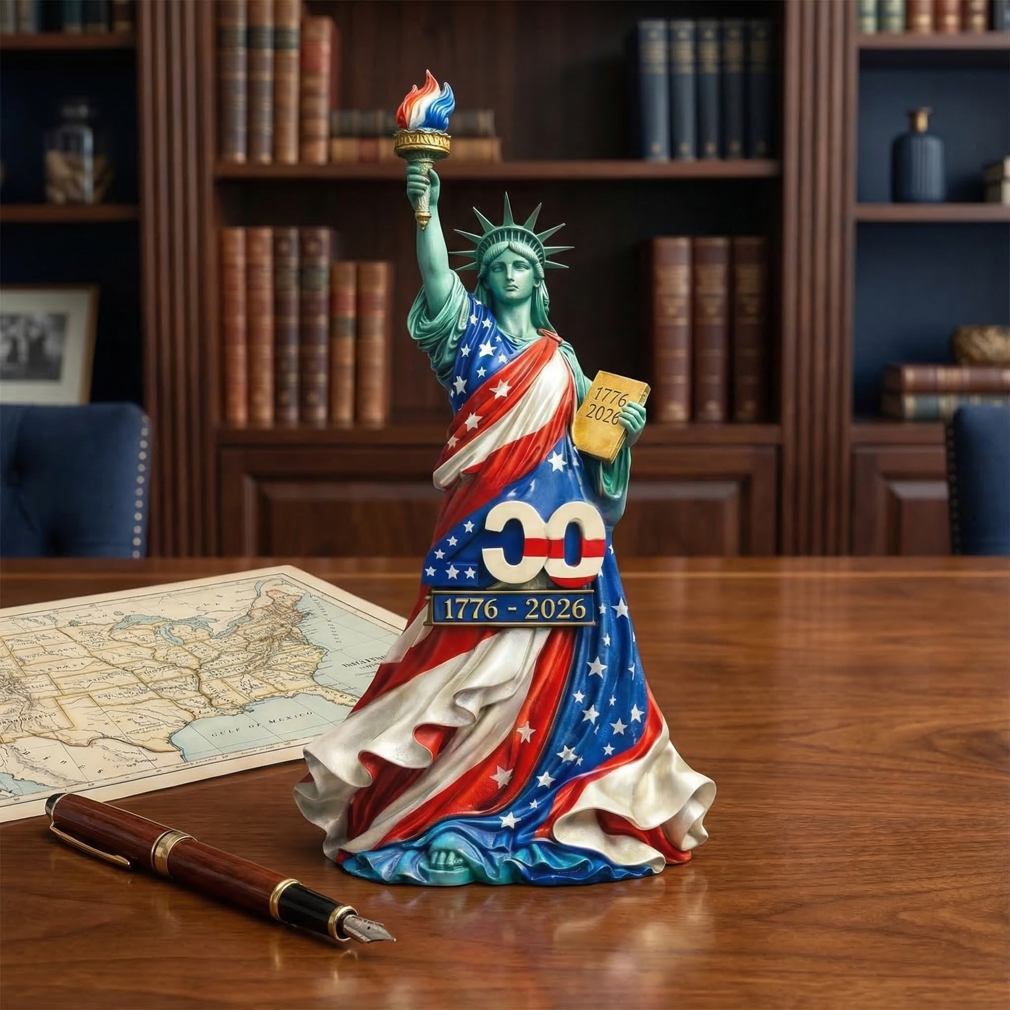 The Statue of Liberty - 250th Anniversary United States of America Ornament 1776-2026