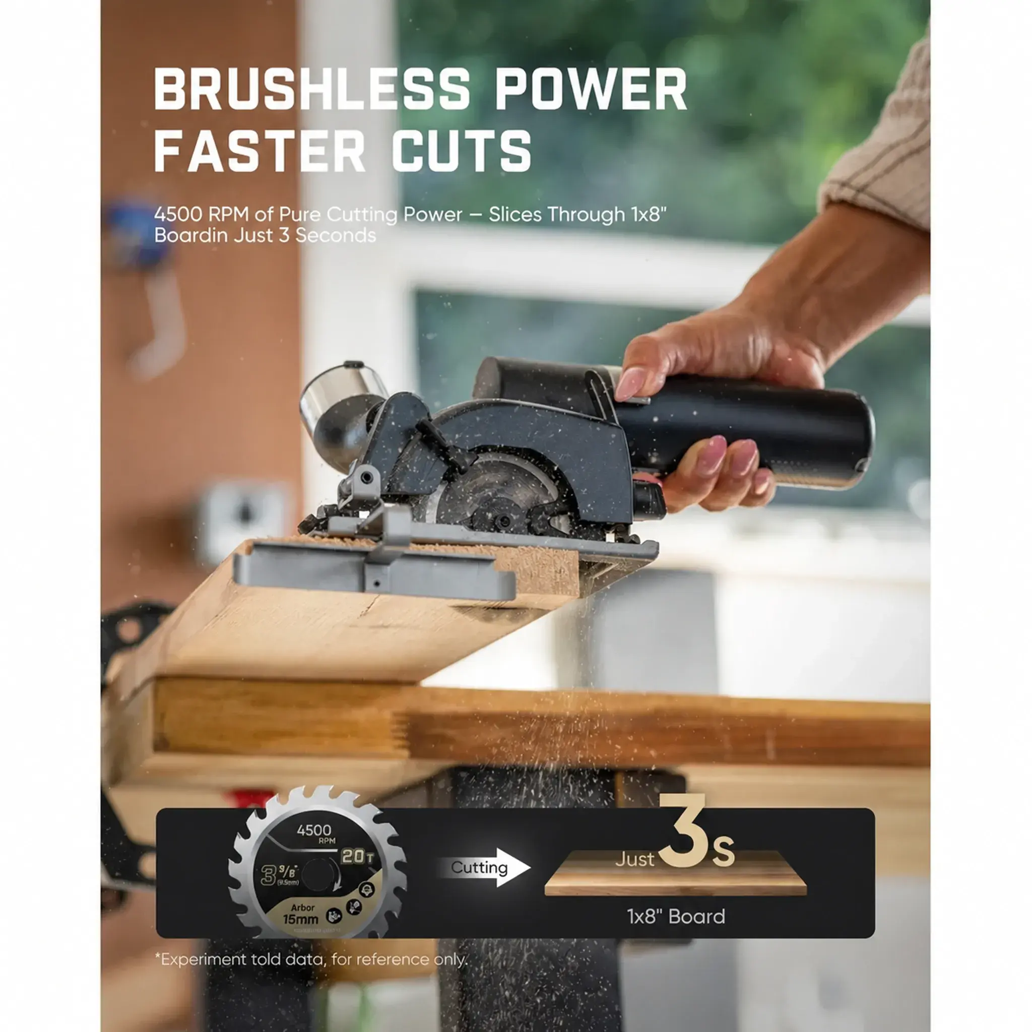 3-3/8 Inch Cordless Circular Saw