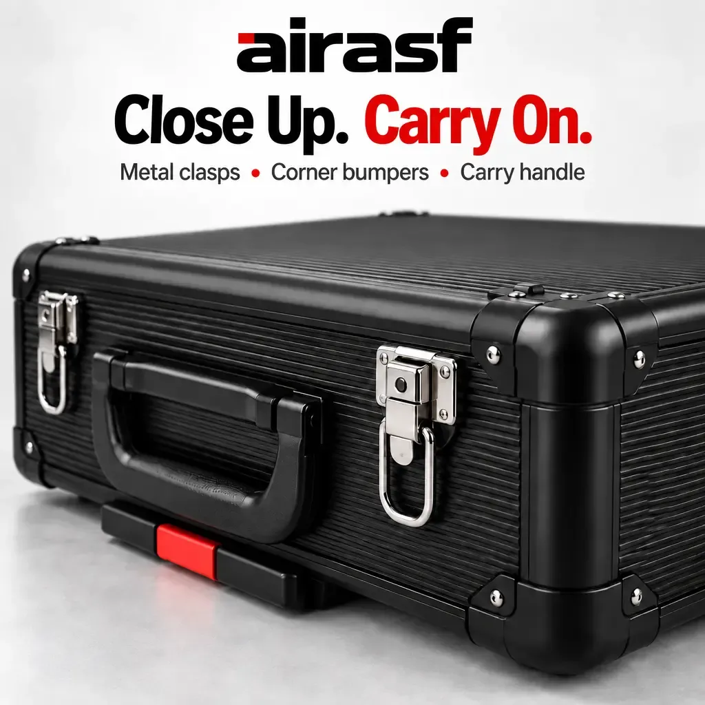 Airasf 899-Piece Tool & Accessory Set with Rolling Storage Case