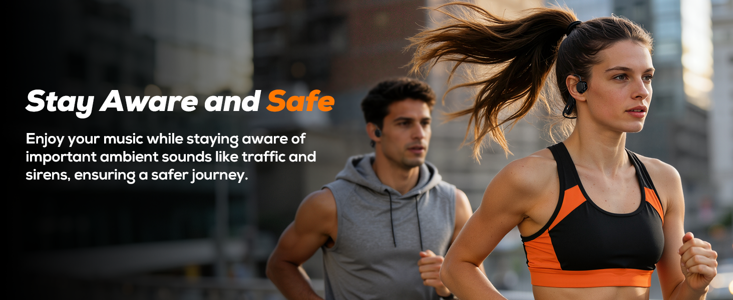 MusicCam Bone Conduction Headphones with Camera