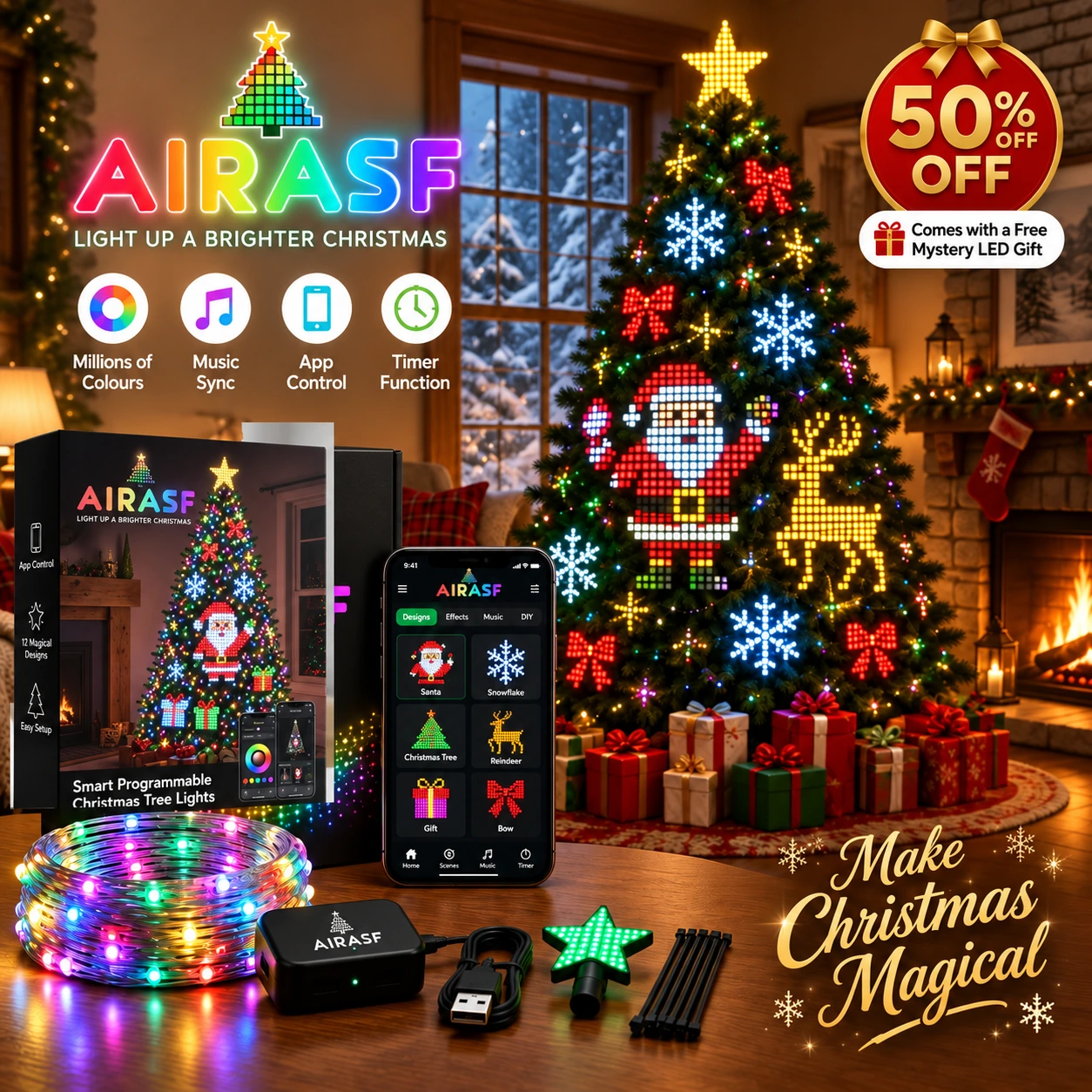 AIRASF™ Smart Christmas Lights