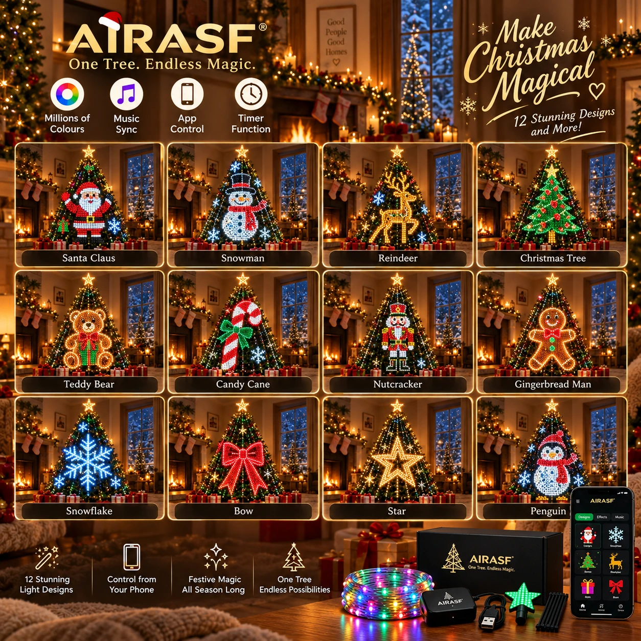 AIRASF™ Smart Christmas Lights