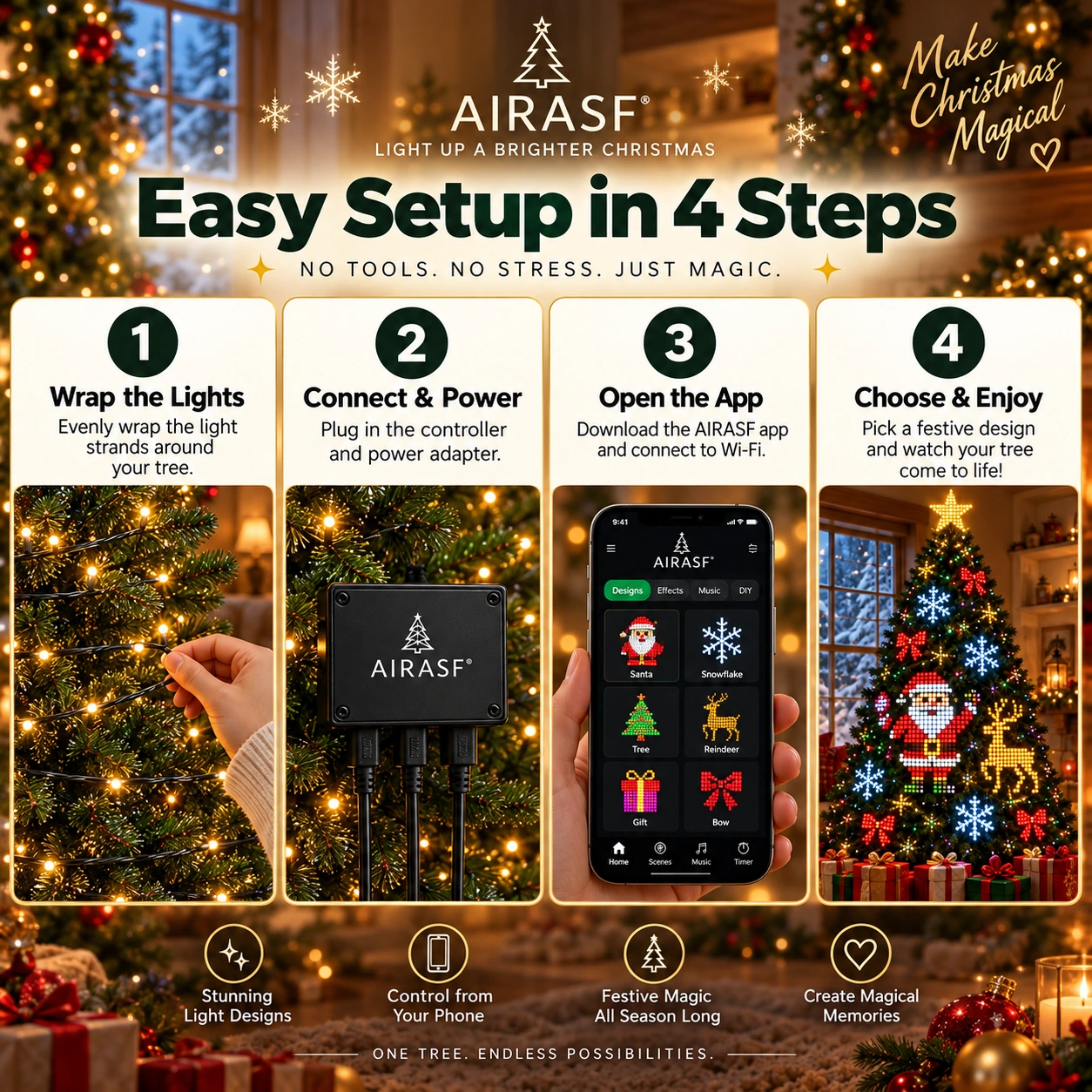 AIRASF™ Smart Christmas Lights