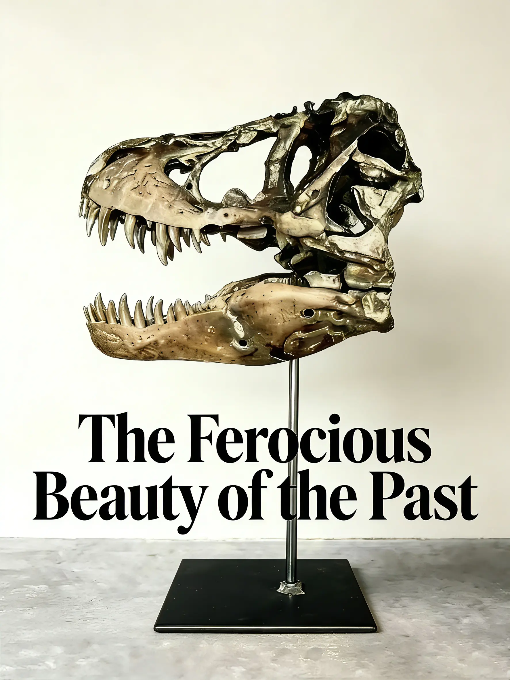 Realistic T-Rex Skeleton Dinosaur Figure