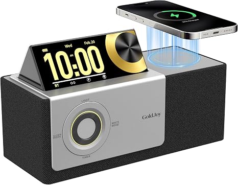 Wireless Bluetooth Speaker—doubles as a charging dock; suitable for home use or as a sleep-aid gift.