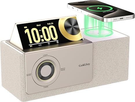 Wireless Bluetooth Speaker—doubles as a charging dock; suitable for home use or as a sleep-aid gift.