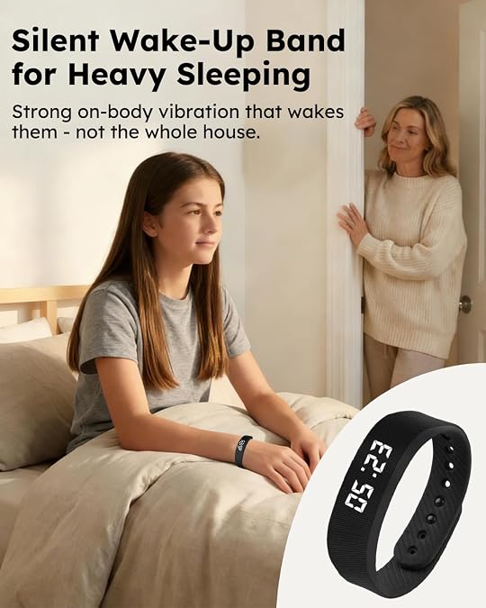 Vibrating Alarm Watch Designed for Heavy Sleepers—Silent Wake-Up Wristbands and Smart Wearables