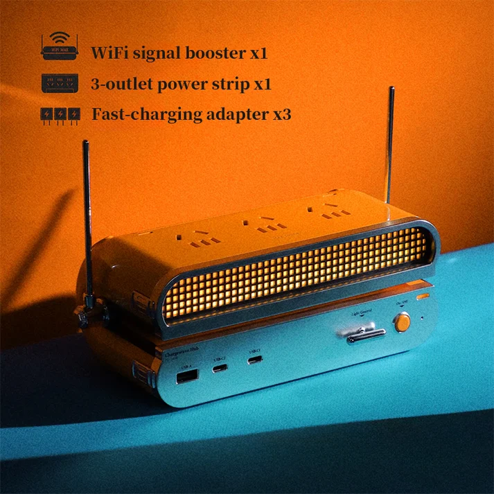 Wireless Radio Hub 140W GaN Charging Station