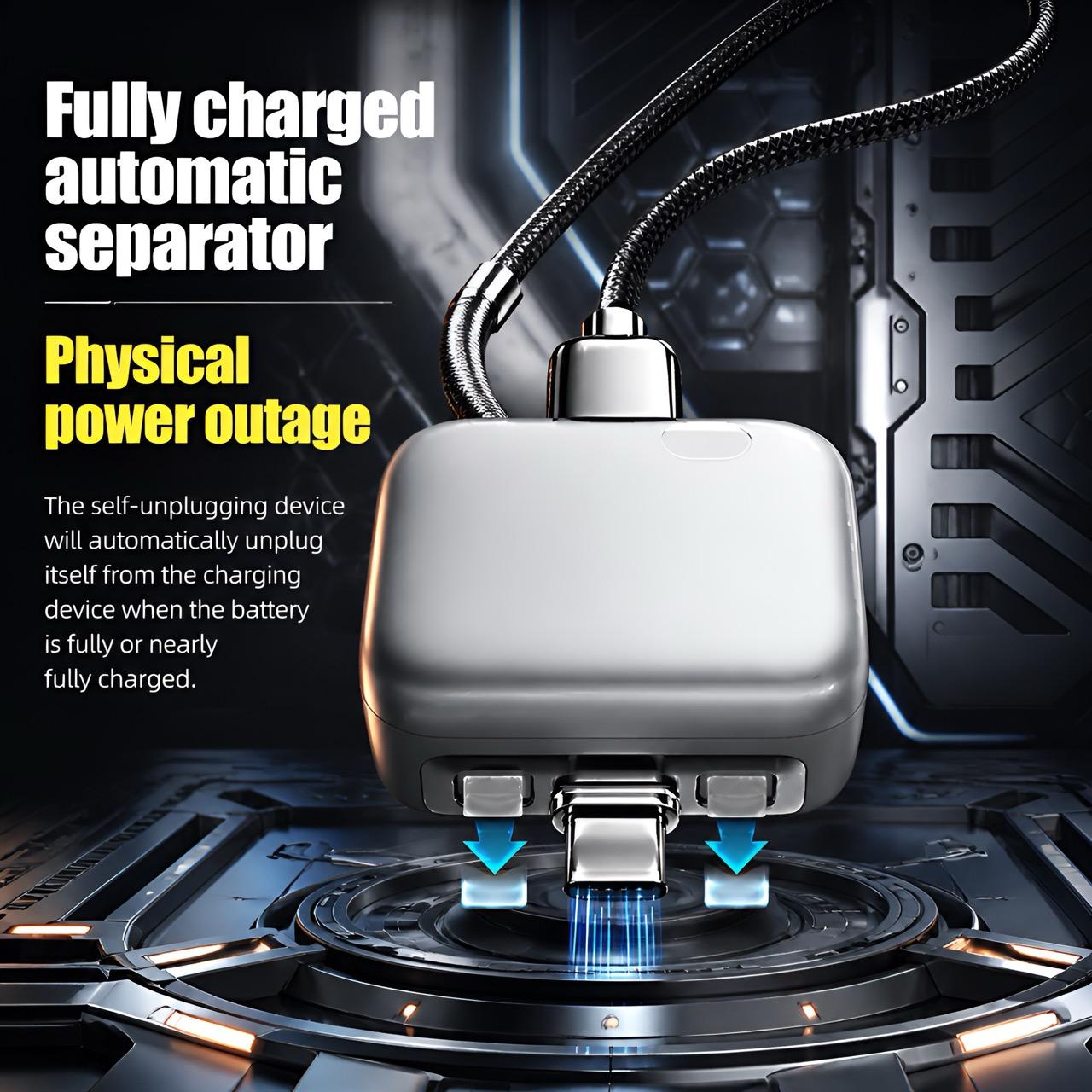 140W Type-C Physical-Disconnect Battery Guard - Auto & Self-Eject Charger. Smart Auto-Stop Charging Accessory for Mobile Smartphones. Laptops. Tablets. Anti-Overcharge Tech for Safe Overnight Use. Gift for Chargeable Devices 140W Type-C Physical-Disconnect Battery Guard - Auto & Self-Eject Charger. Smart Auto-Stop Charging Accessory for Mobile Smartphones. Laptops. Tablets. Anti-Overcharge Tech for Safe Overnight Use. Gift for Chargeable Devices
