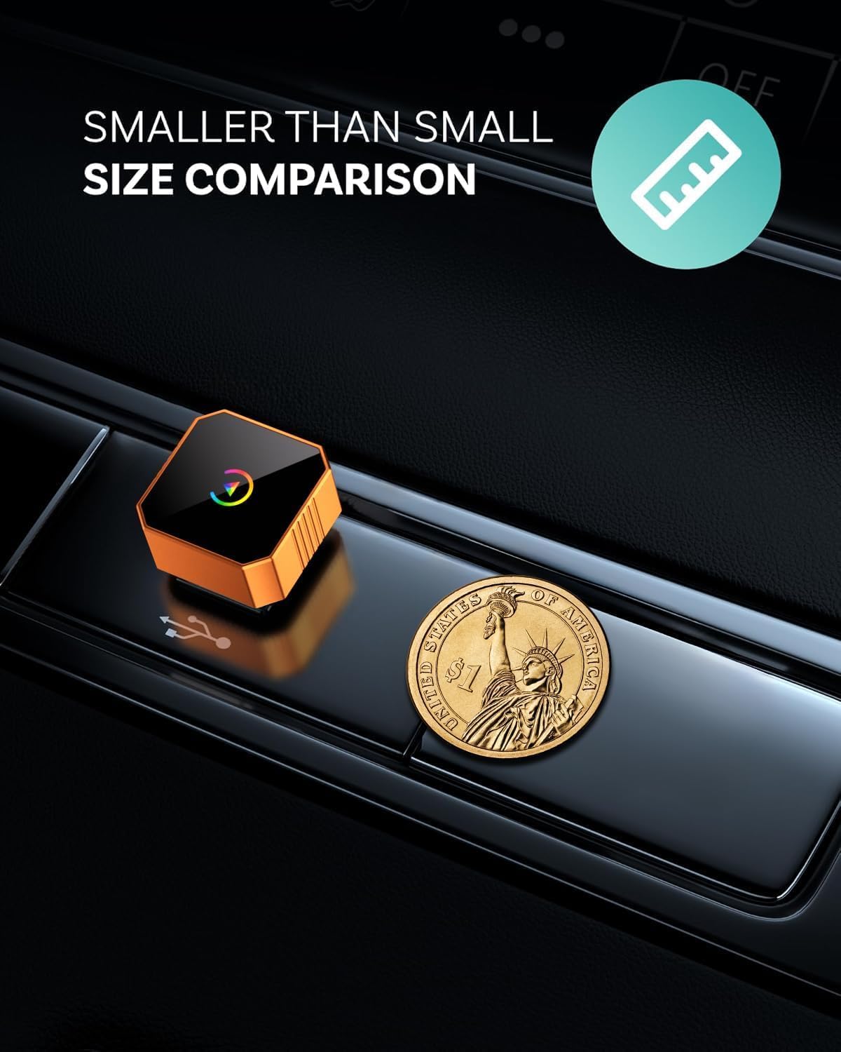 2026 Model Mini Wireless CarPlay Adapter — Upgrade from Wired to Wireless CarPlay and Android Auto