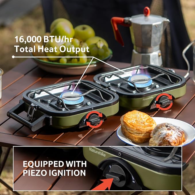 Burner Folding Camping Stove 