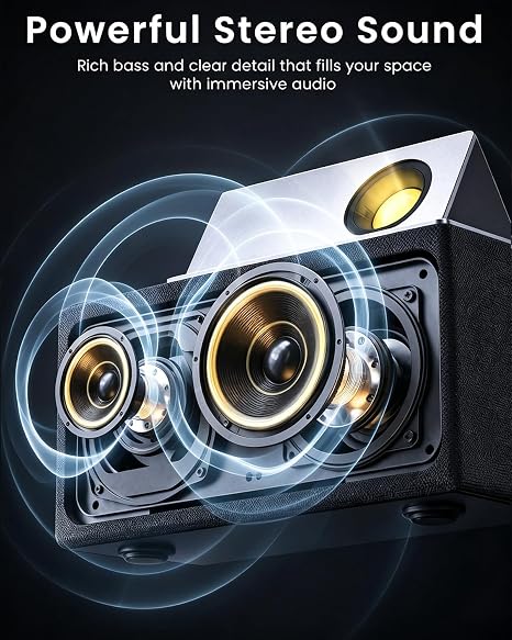 Wireless Bluetooth Speaker—doubles as a charging dock; suitable for home use or as a sleep-aid gift.