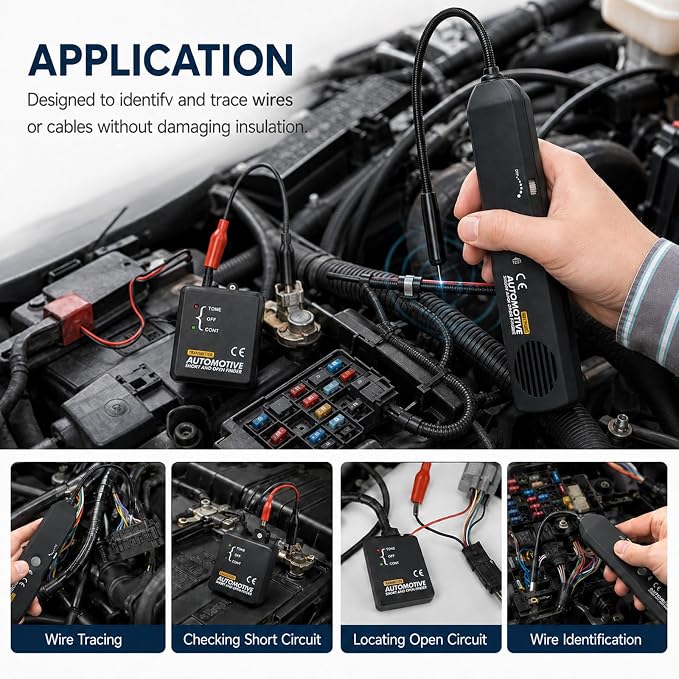 Automotive Circuit Tester – Tool for Vehicle Circuit/Cable Tracing and Fault Diagnosis