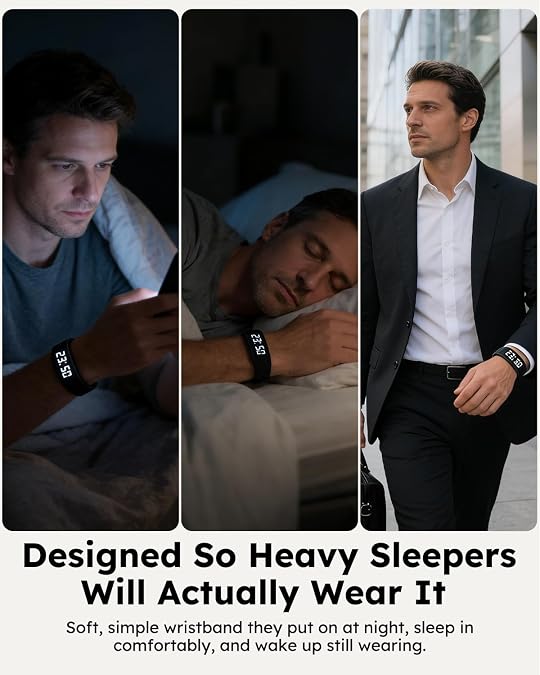 Vibrating Alarm Watch Designed for Heavy Sleepers—Silent Wake-Up Wristbands and Smart Wearables