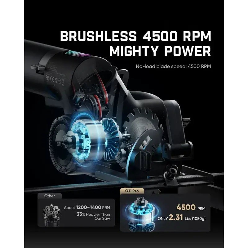 3-3/8 Inch Cordless Circular Saw
