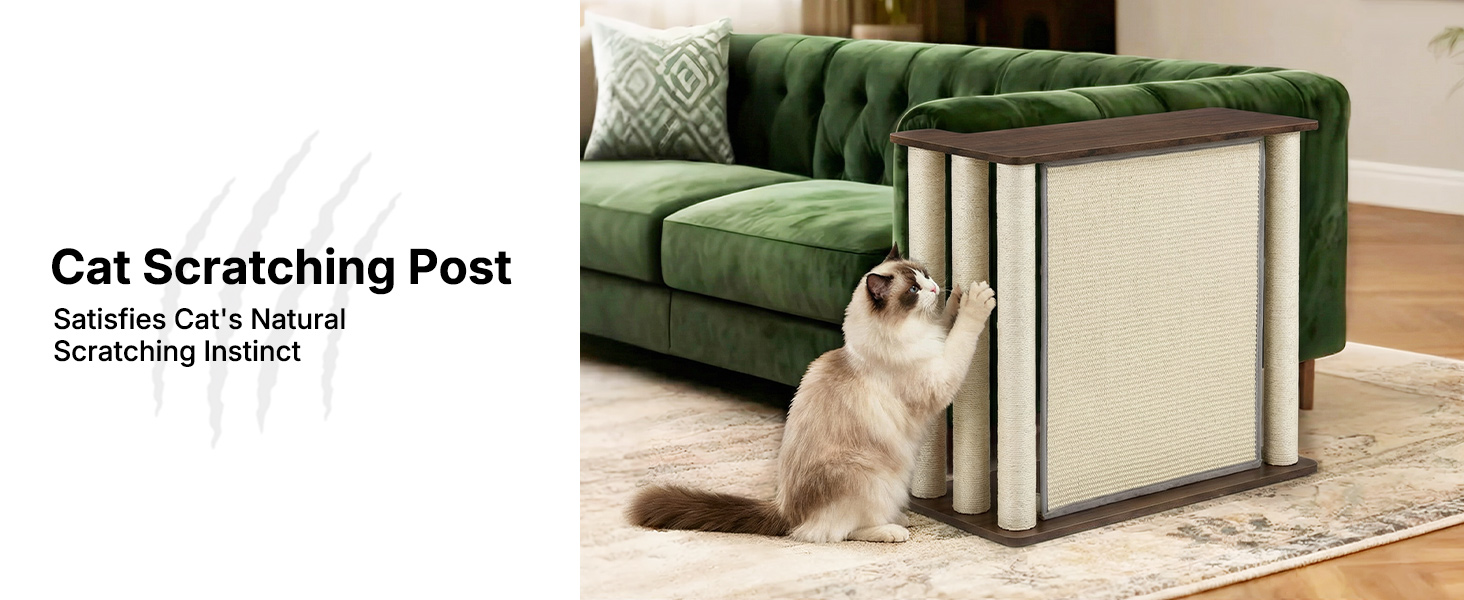 cat couch protector with side table
