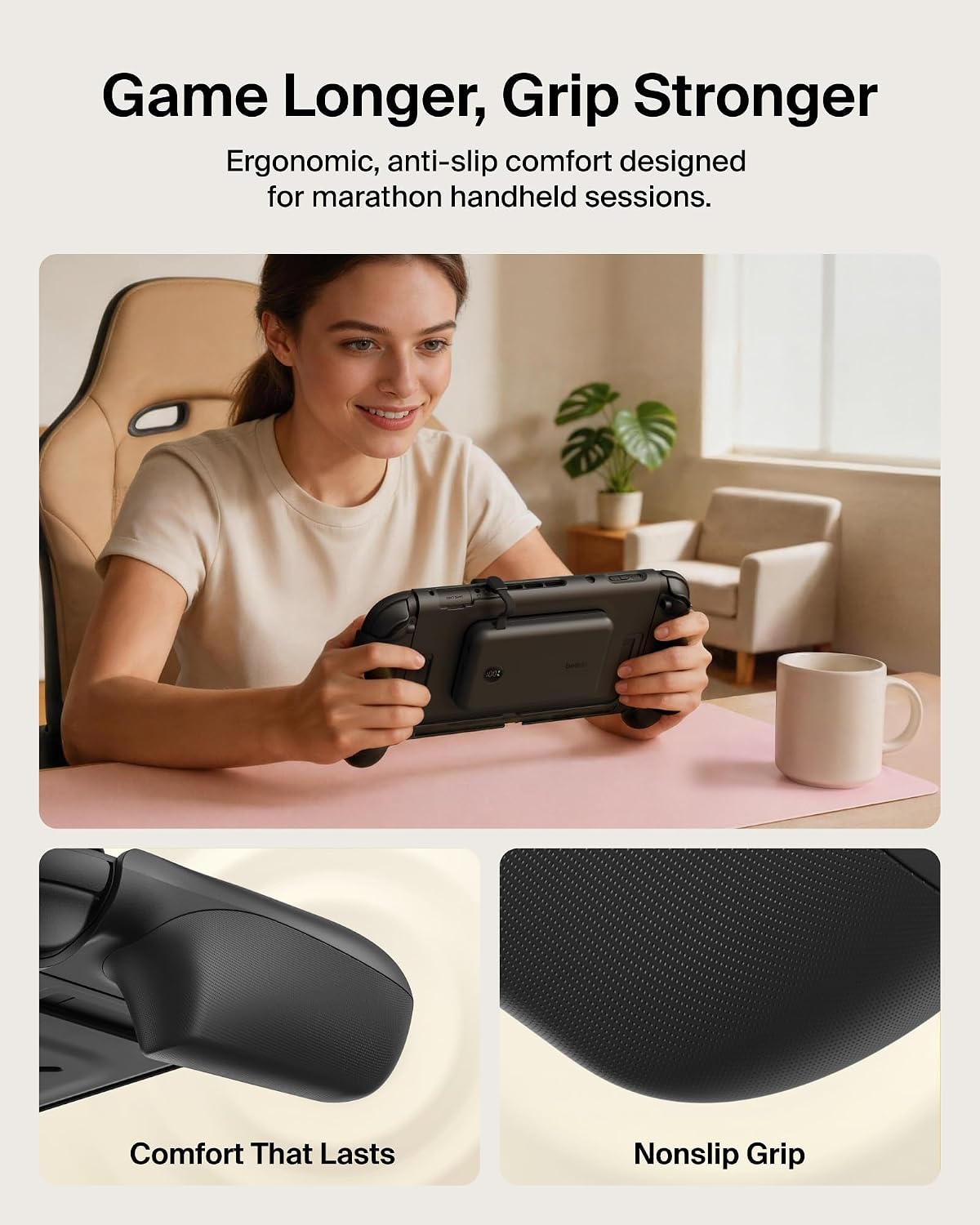 Grip Charging Case with 10000mAh Power Bank 30W