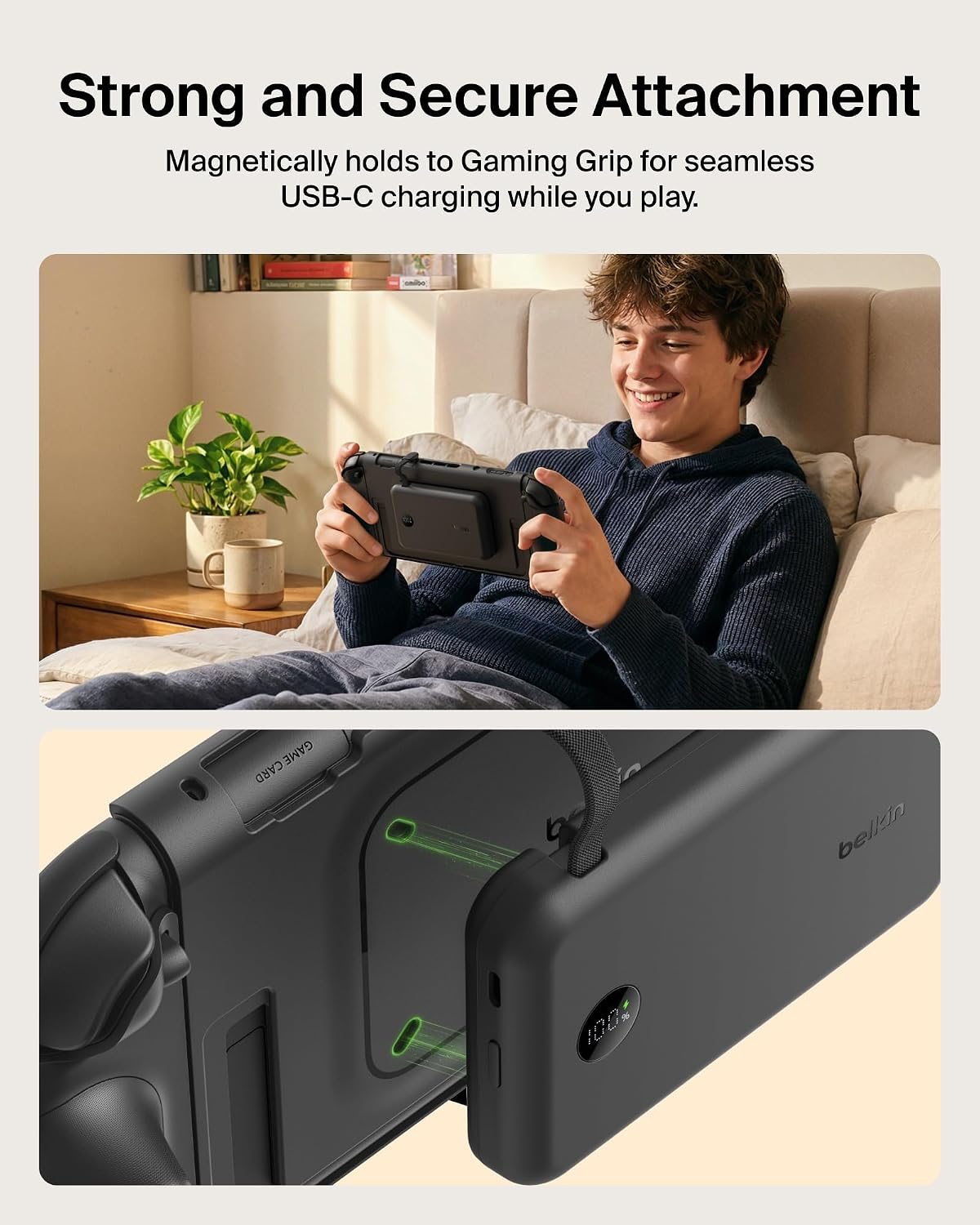 Grip Charging Case with 10000mAh Power Bank 30W