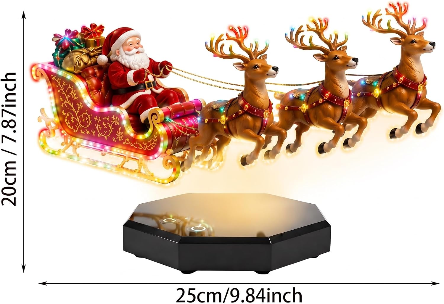 Magnetic Floating Christmas Sleigh™