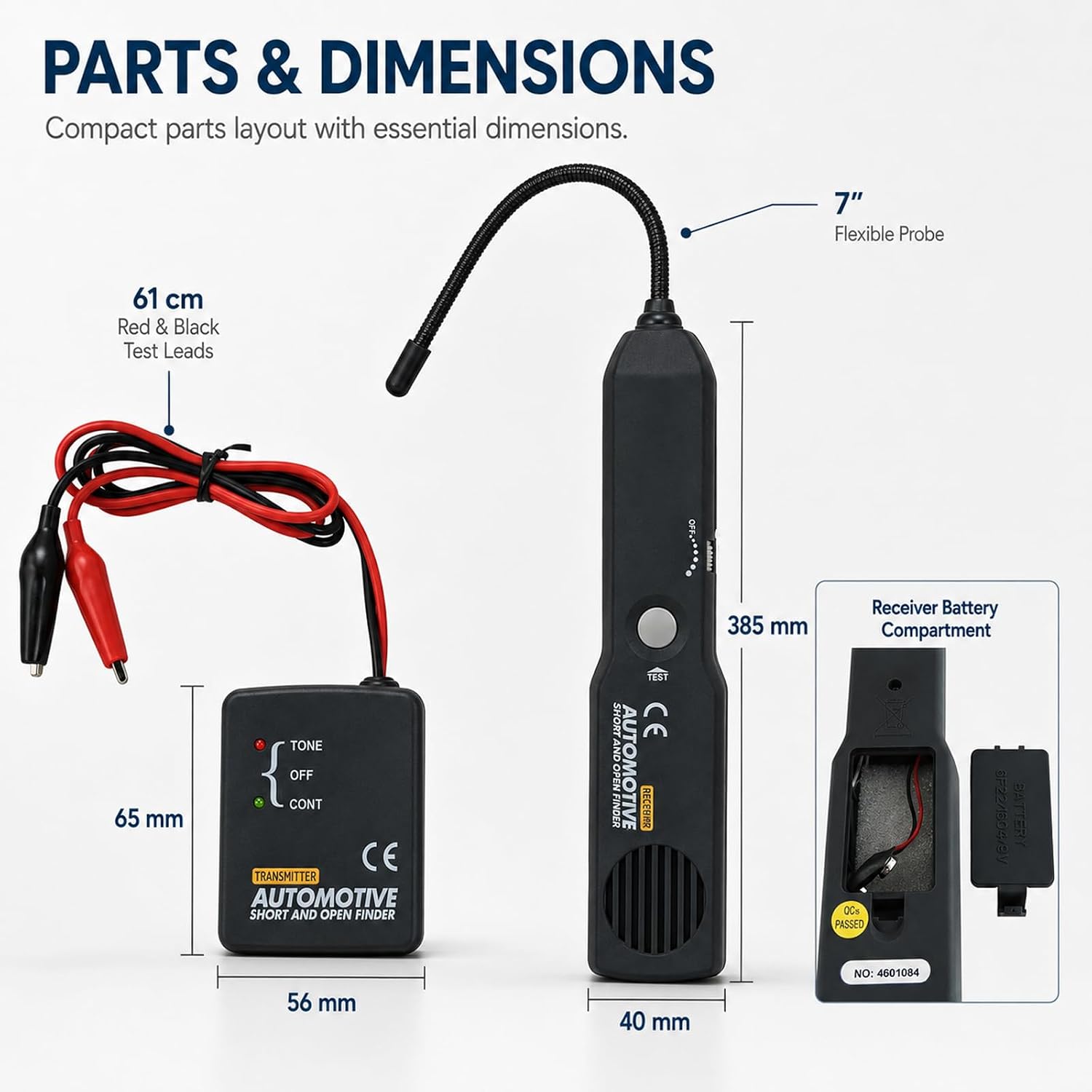 Automotive Circuit Tester – Tool for Vehicle Circuit/Cable Tracing and Fault Diagnosis