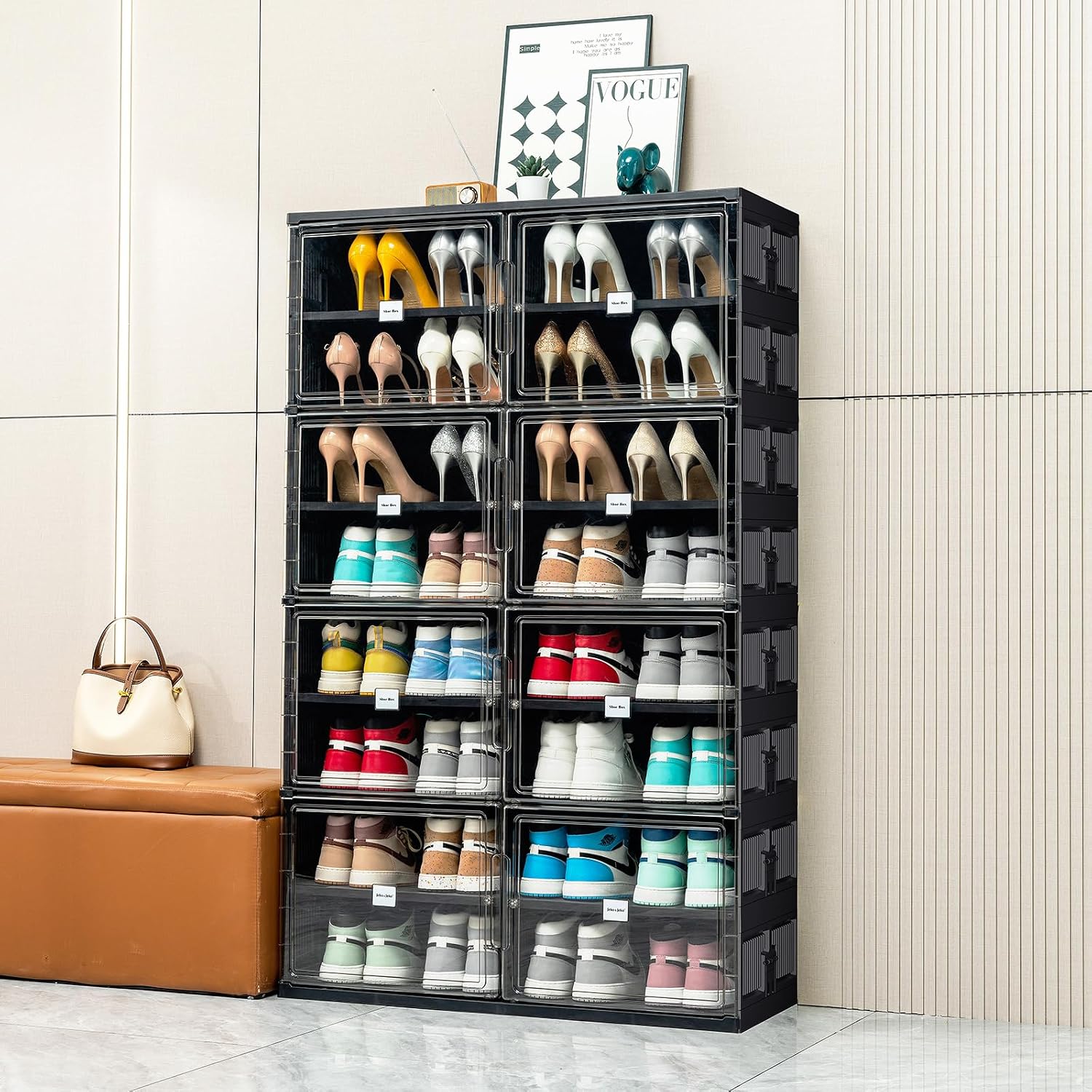 Foldable Shoe Rack Organizer for Entryway