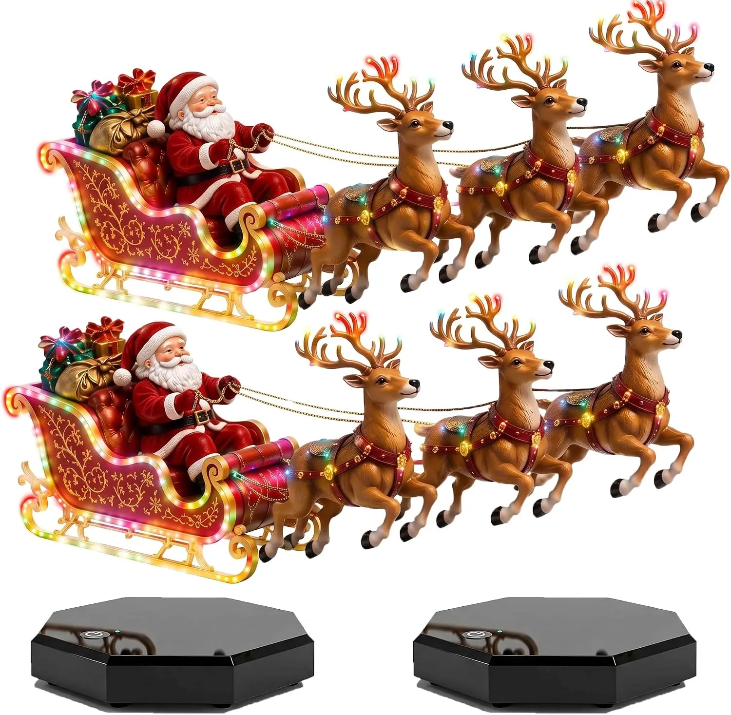 Magnetic Floating Christmas Sleigh™