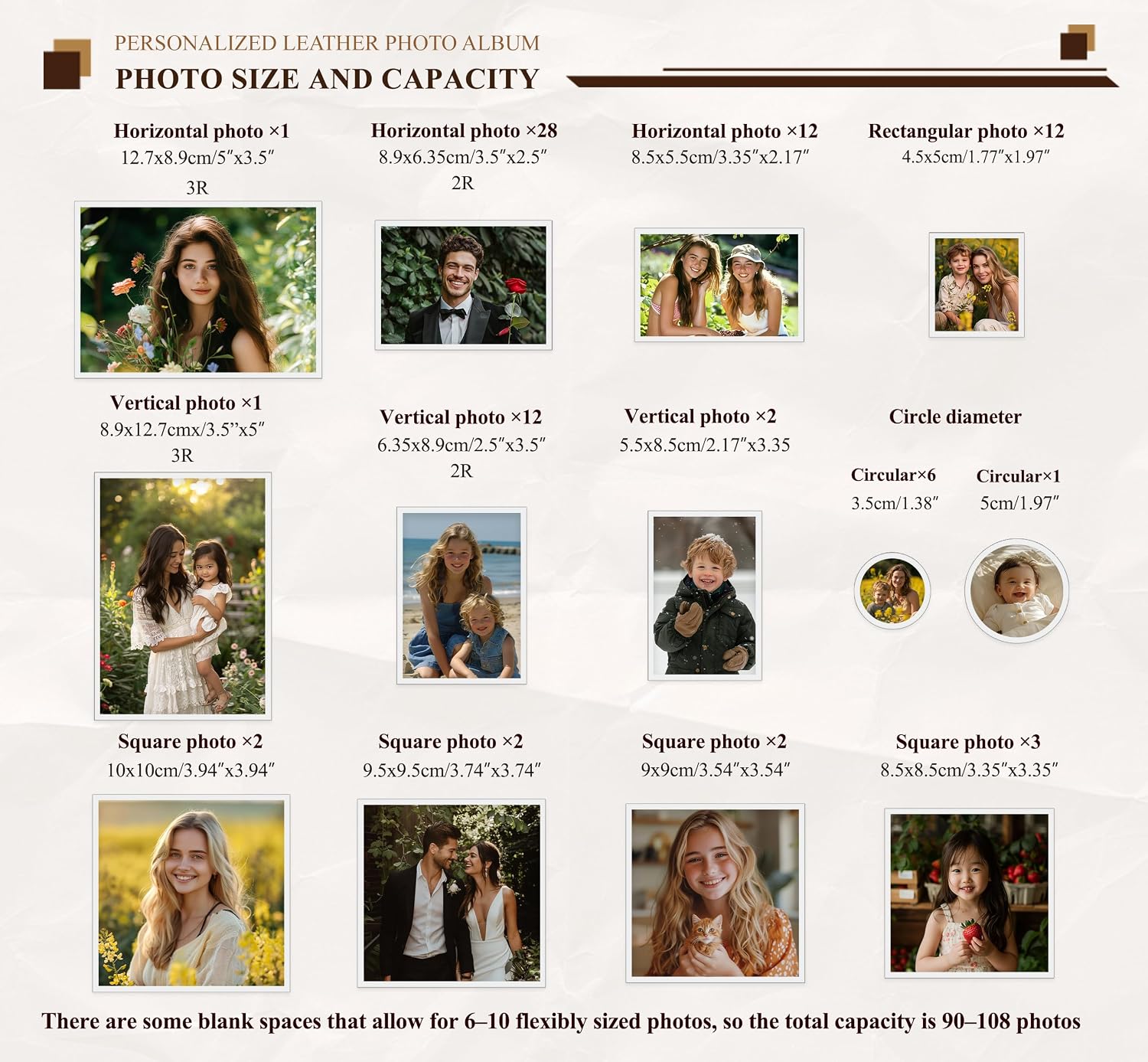 Handmade Genuine Leather Scrapbook Album—A DIY 3D Interactive Keepsake for Wedding, Baby, and Family Photos