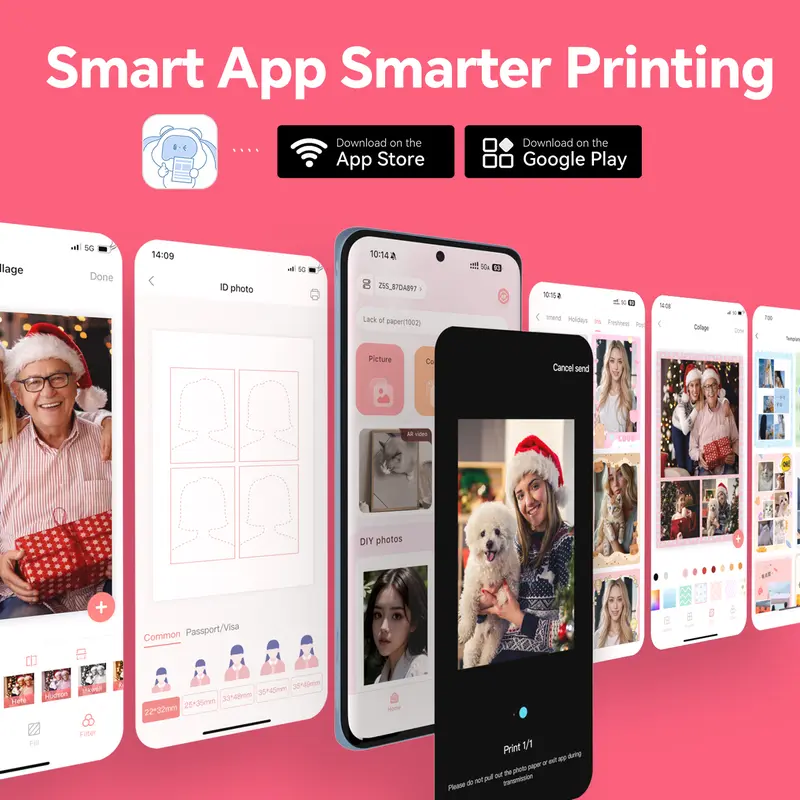 Z5s 2-in-1 Portable Instant Camera & Phone Printer