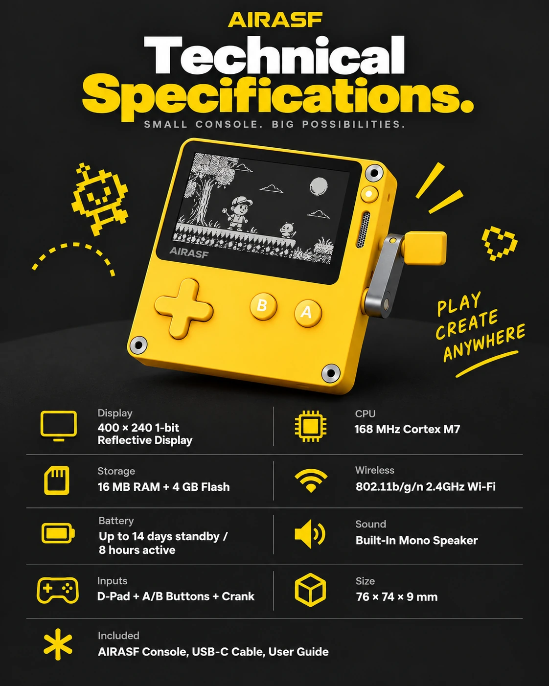 AIRASF™ Pocket Play Console