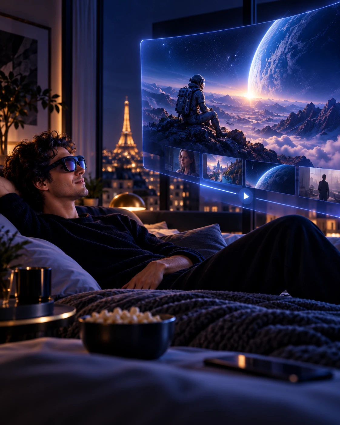Cin&eacute;ma priv&eacute; &agrave; la maison avec les lunettes XR AR