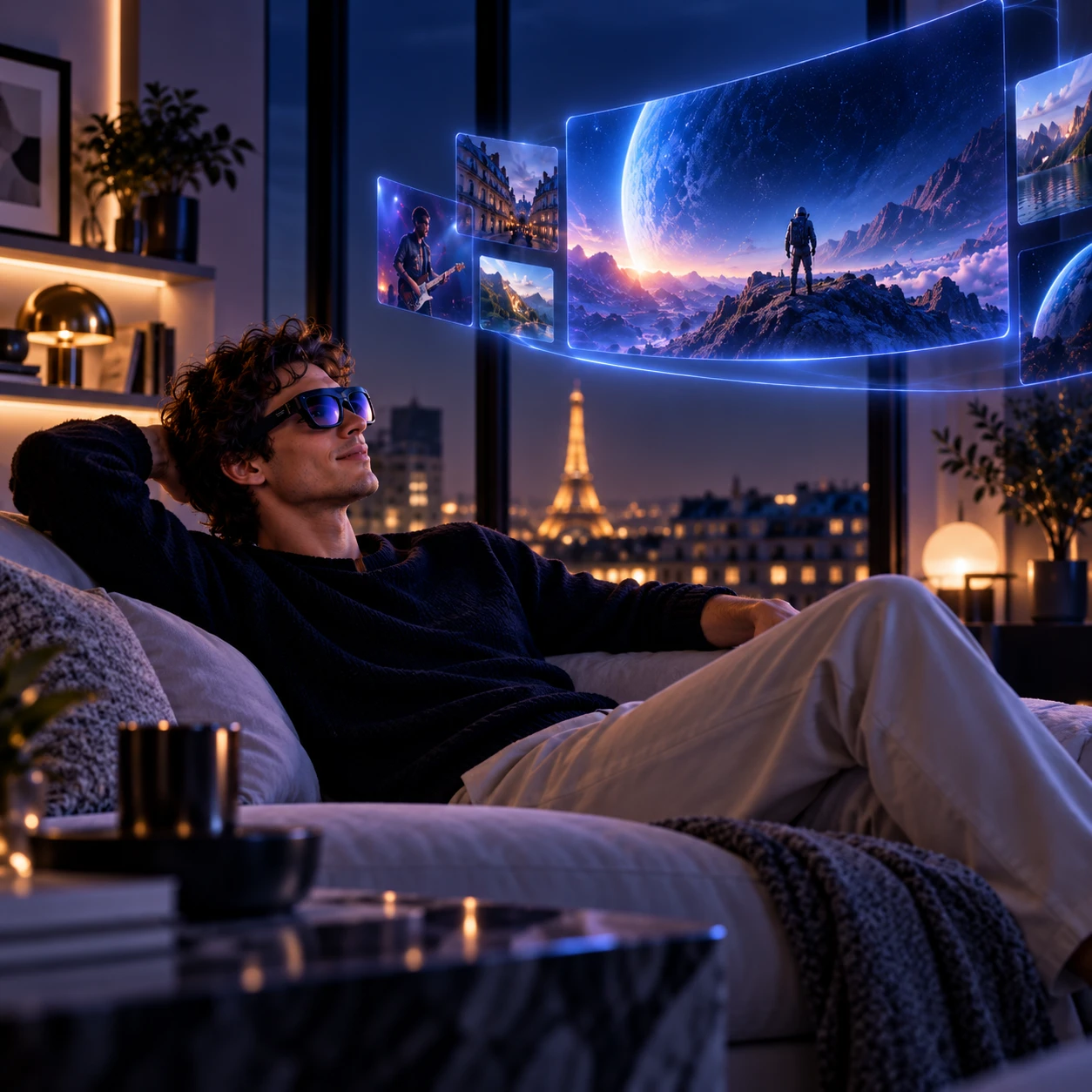 Confort de port des lunettes XR AR
