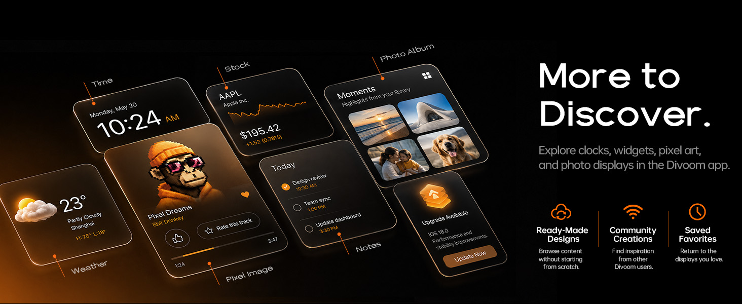 divoom times frame-divoom app