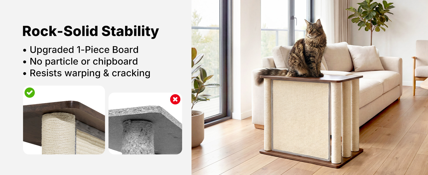 cat couch protector with side table