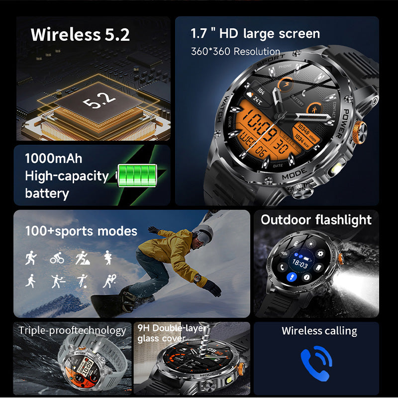 Smartwatch with more than 100 sports modes