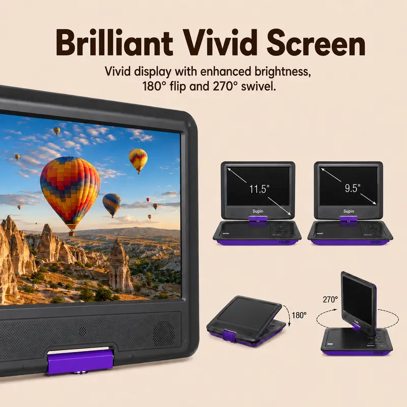 Chargeable Portable DVD Player